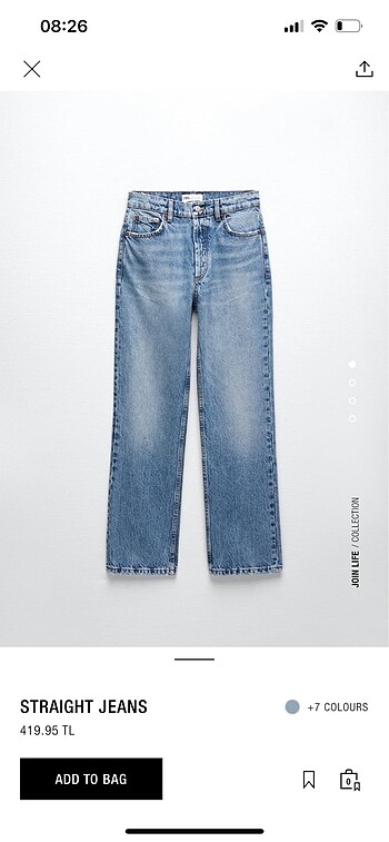 Zara Slim Fit Jean 40