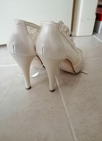 40 Beden beyaz Renk Gelinlik ayakkabısı