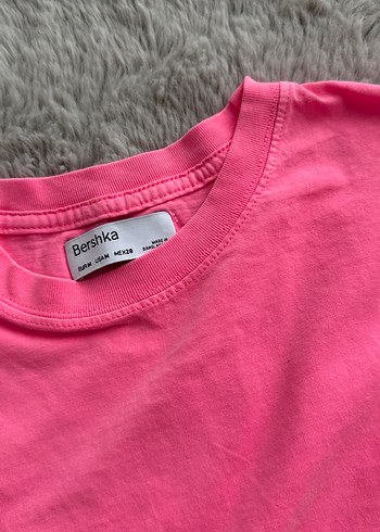 Kızlar için Pembe Kısa Kollu Tişört - Görsel 2
