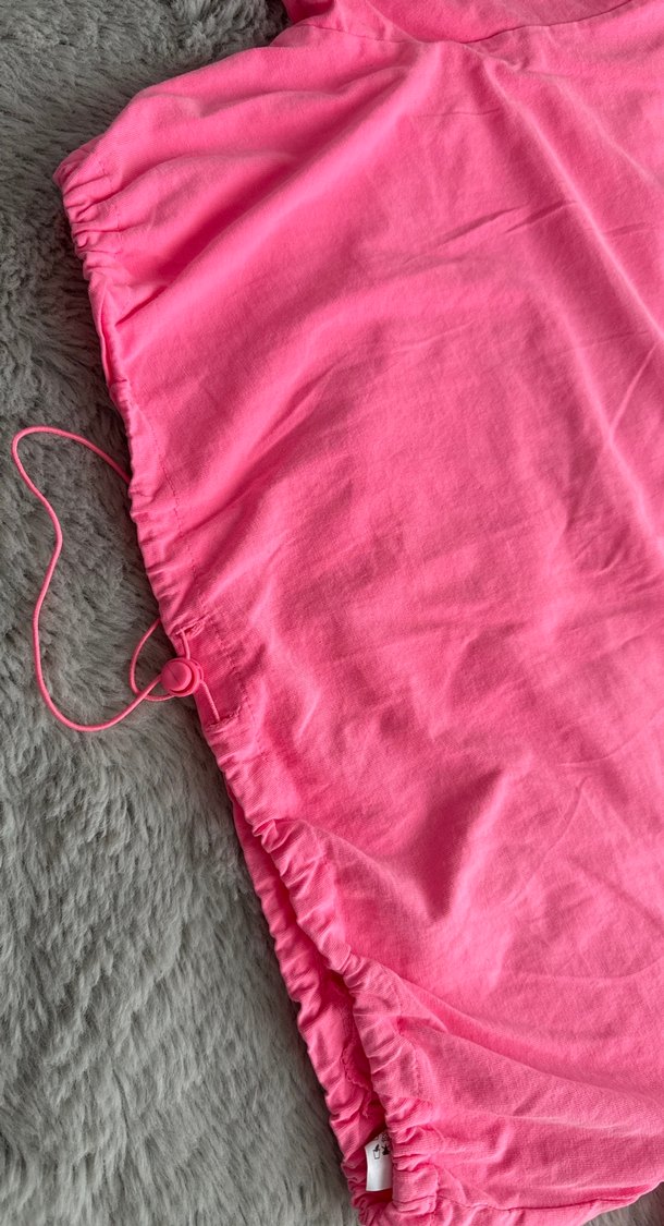 Kızlar için Pembe Kısa Kollu Tişört - Görsel 3