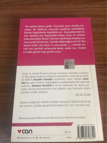  Ateşten Gömlek (Halide Edib Adıvar)