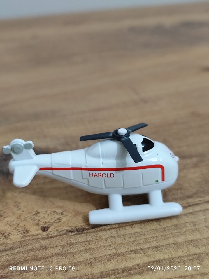 Beyaz Harold Helikopter Oyuncak - Görsel 3