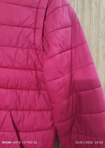 Kırmızı Fermuarlı unisex 13 14 yaş - Görsel 2