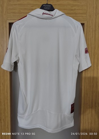 Erkek Beyaz Kısa Kollu Spor Forma - Görsel 2