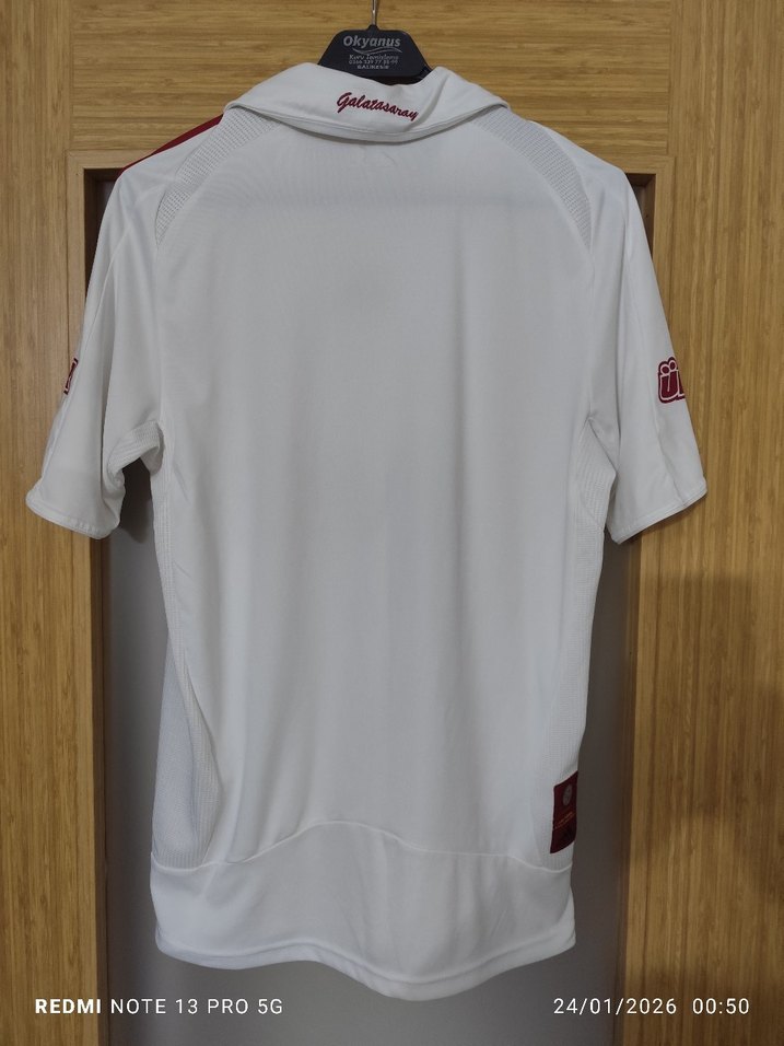 Erkek Beyaz Kısa Kollu Spor Forma - Görsel 2