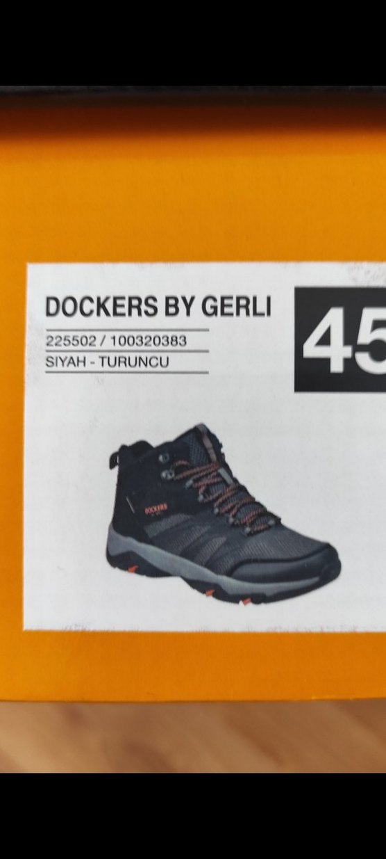 Siyah Dockers erkek bot - Görsel 5