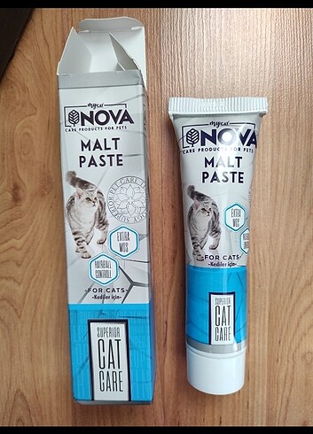  Kediler için Nova Malt paste 