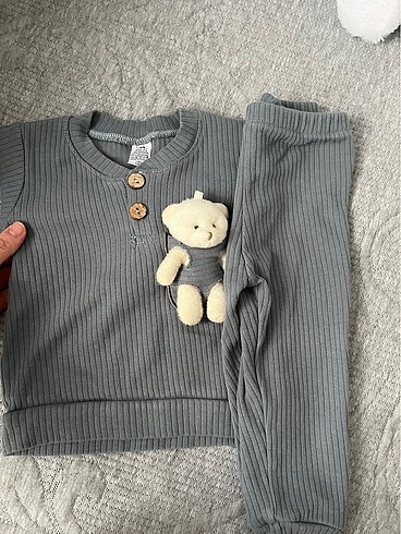 1 Yaş Beden lacivert Renk Bebek takım