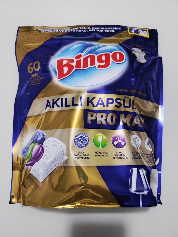Bingo Akıllı Kapsül Bulaşık Deterjanı 60'lı - Görsel 5