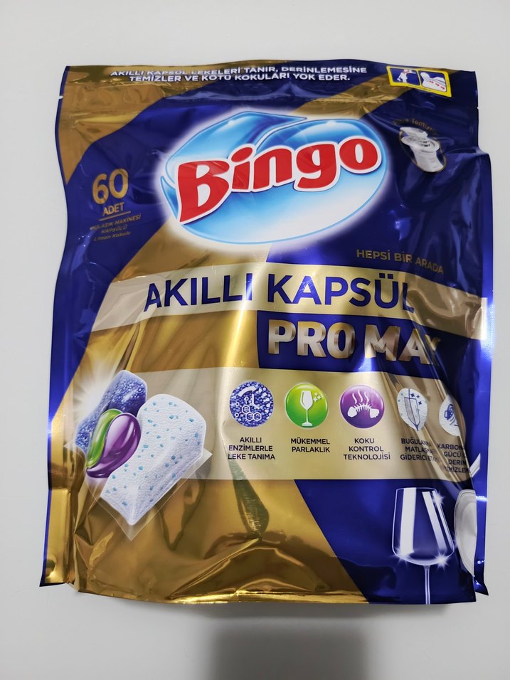 Bingo Akıllı Kapsül Bulaşık Deterjanı 60'lı - Görsel 4