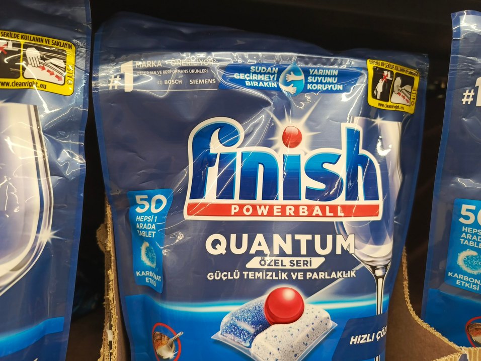 Finish Quantum Powerball Bulaşık Tableti 50'li - Görsel 3