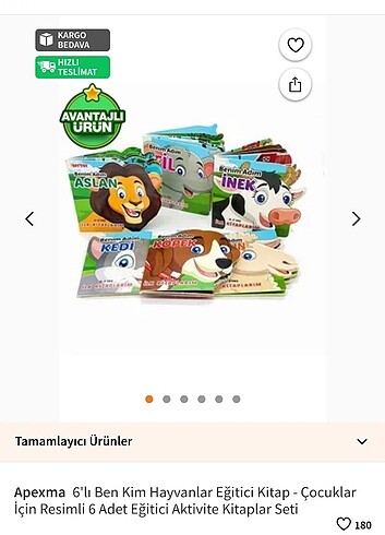 Diğer İlk kitaplarım hayvanlar