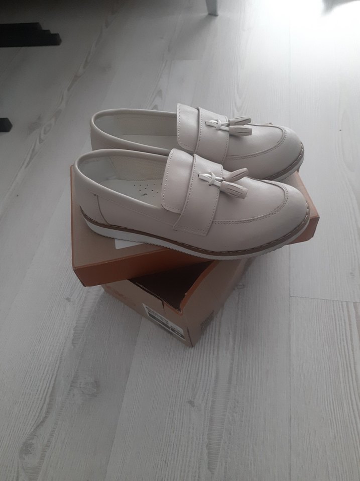 Bej Erkek Çocuk Püsküllü Ayakkabı - Görsel 2