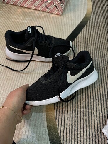 Nike unisex siyah kadın spor ayakkabı