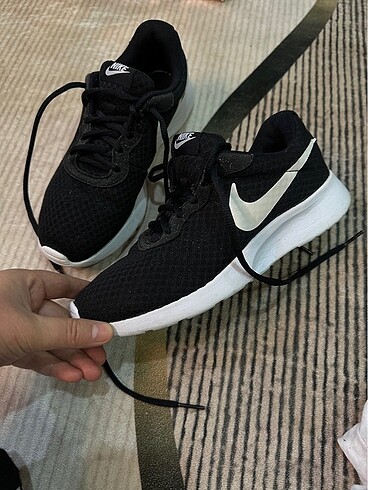 36 Beden Nike unisex siyah kadın spor ayakkabı