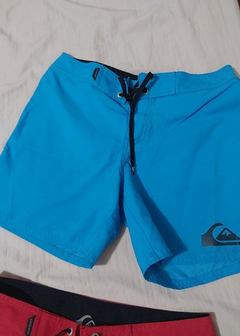 2 adet Kırmızı ve mavi Mini Kemerli Şort Mayo - Görsel 9