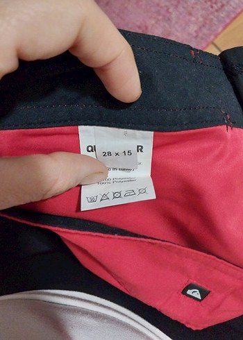 2 adet Kırmızı ve mavi Mini Kemerli Şort Mayo - Görsel 6