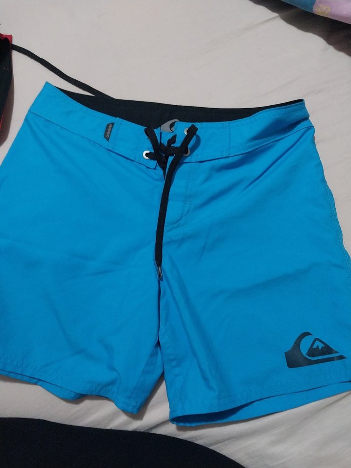 2 adet Kırmızı ve mavi Mini Kemerli Şort Mayo - Görsel 3