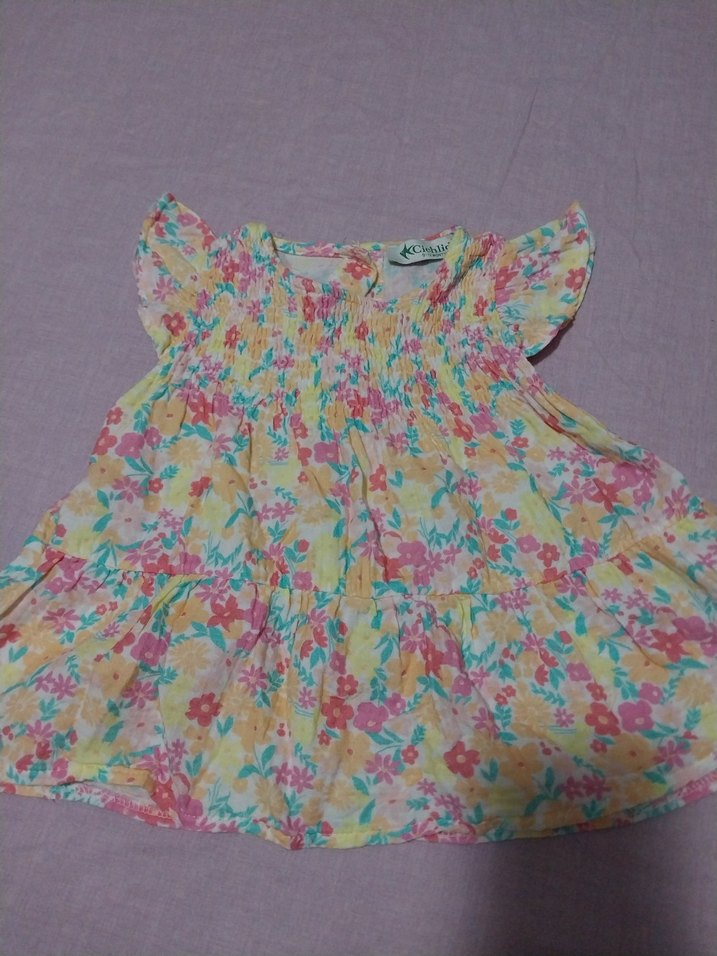 Renkli Çocuk Elbiseleri, Kolsuz, Salaş - Görsel 5