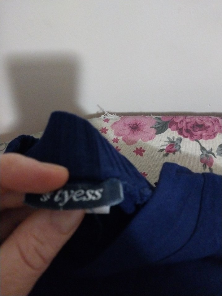 Kız Çocuk Lacivert Fırfırlı Şort - Görsel 3