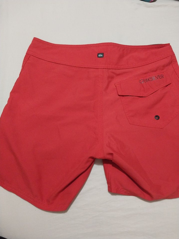 Fermuarlı Kırmızı Mini Erkek Mayo Şort - Görsel 3