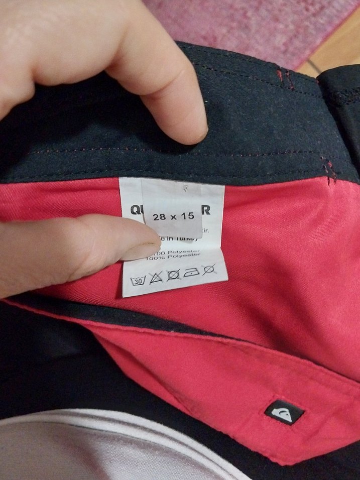 Fermuarlı Kırmızı Mini Erkek Mayo Şort - Görsel 4