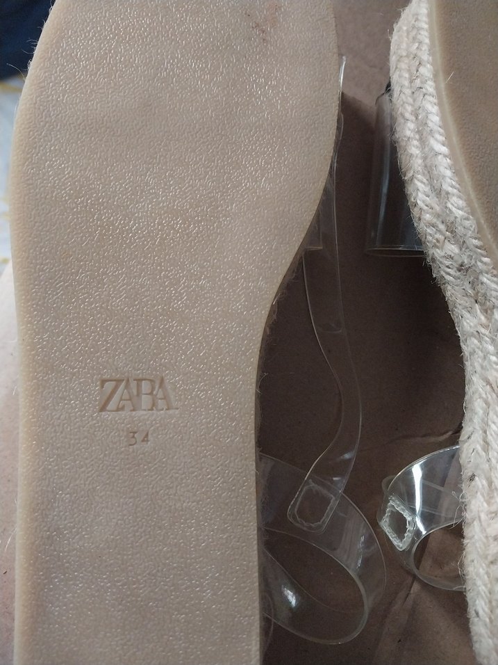 seffaf Dolgu Topuklu sandalet - Görsel 3