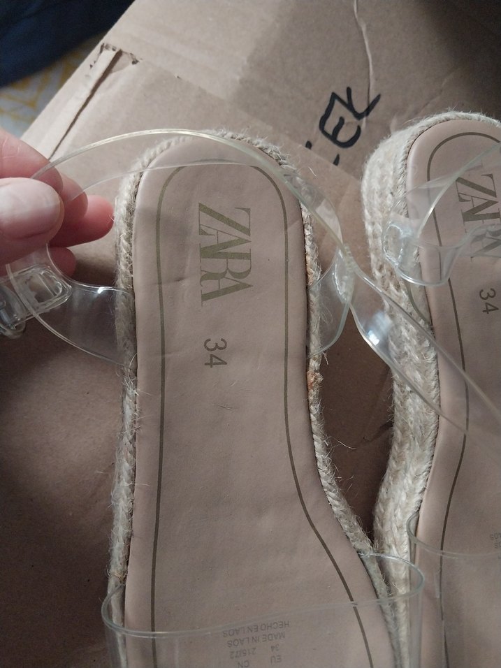 seffaf Dolgu Topuklu sandalet - Görsel 4