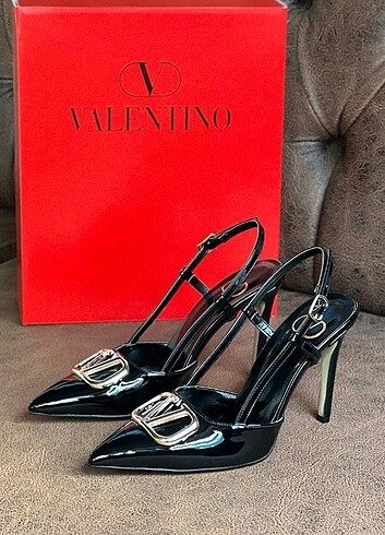 38 Beden siyah Renk Valentino bayan topuklu ayakkabı