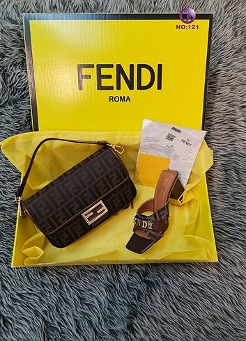 37 Beden FENDİ TERLİK ÇANTA SET