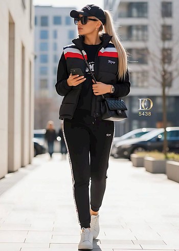 m Beden Tommy Hilfiger bayan eşofman takımı