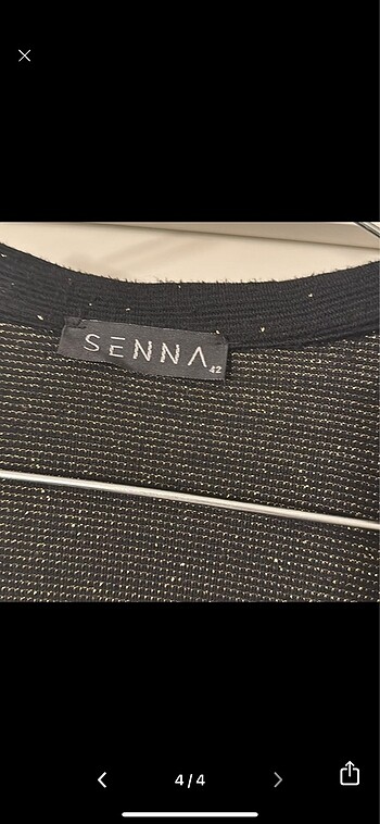 xxl Beden siyah Renk Senna design marka hırka