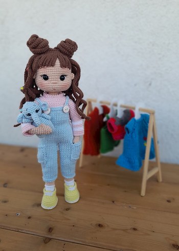 El Örgüsü Bebek ve Mini Fil Oyuncak - Görsel 2