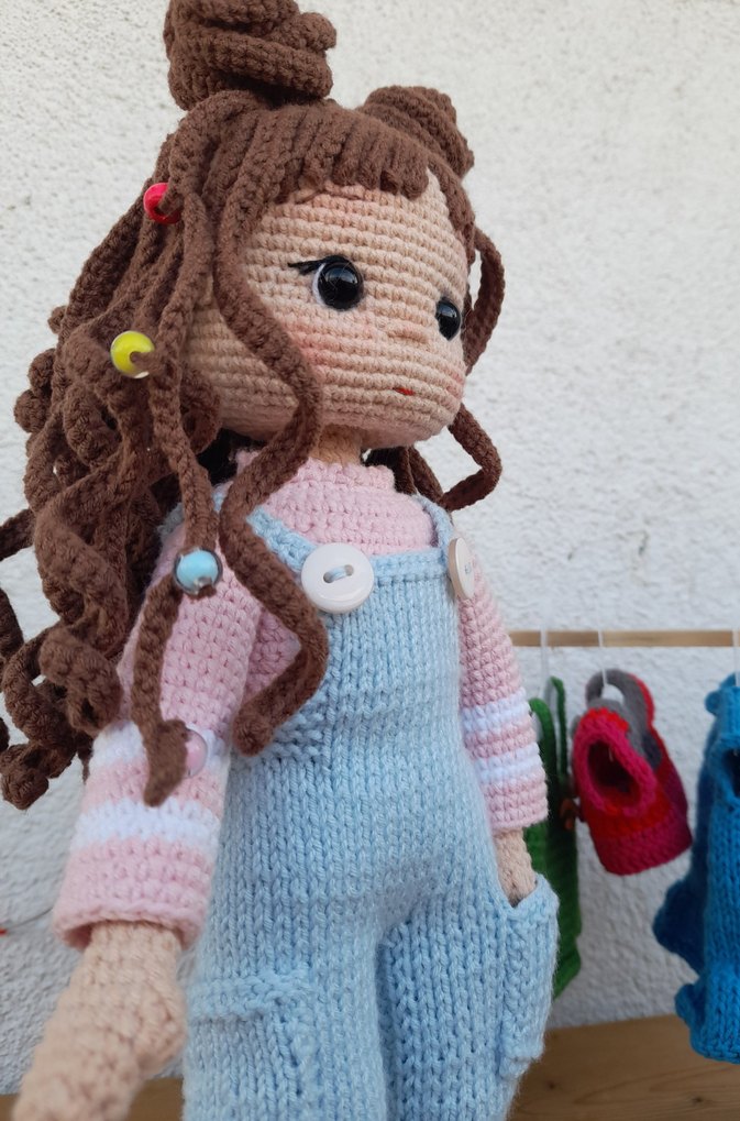 El Örgüsü Bebek ve Mini Fil Oyuncak - Görsel 3