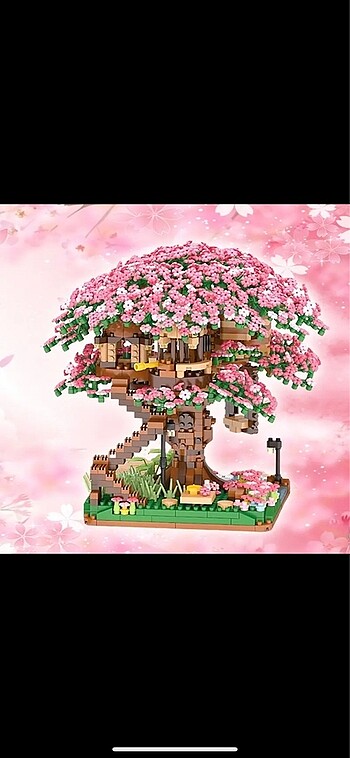 Lego bonsai Japon kiraz çiçeği sakura