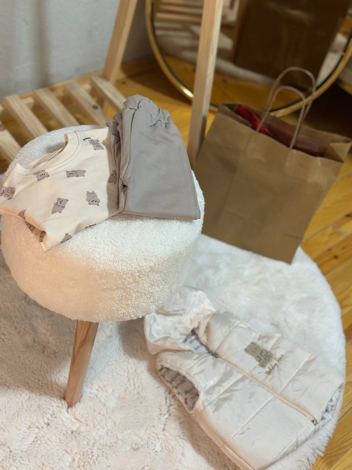 Beyaz Kapüşonlu erkek Yeleği - Görsel 2