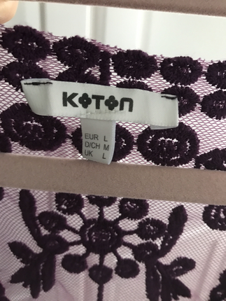 Koton Koton Dantel detaylı bluz