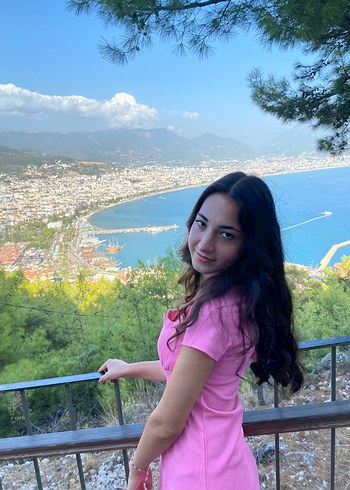 s Beden pembe Renk Pembe sırt detaylı Kadın Elbise