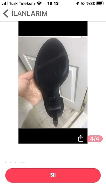 38 Beden siyah Renk Nine West ayakkabı