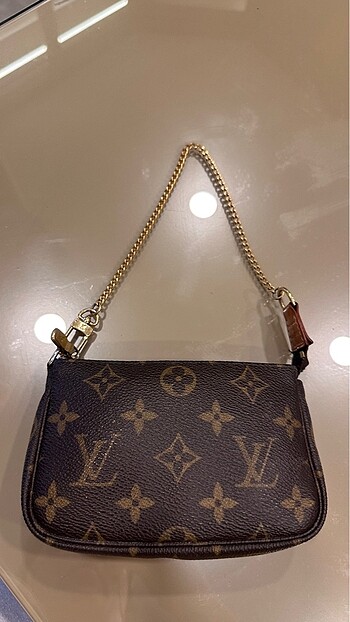 Beden kahverengi Renk Louis Vuitton Pochette Accessoires Monogram