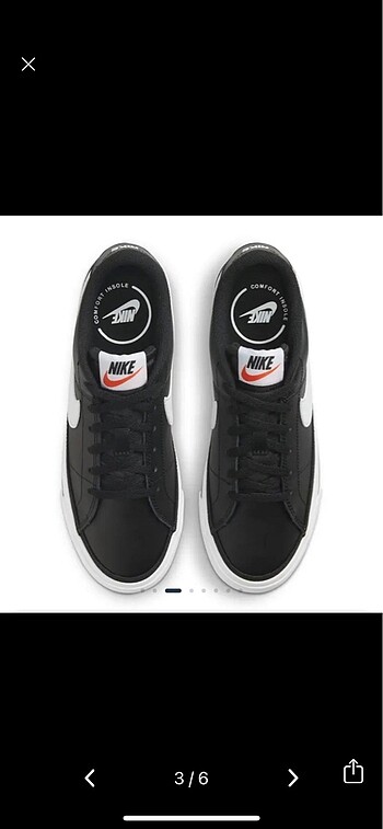 37,5 Beden nike gunluk ayakkabi
