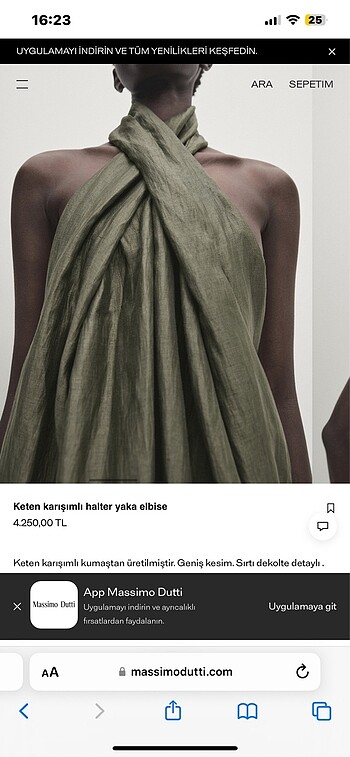 Massimo Dutti elbise