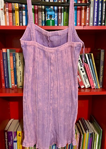 Batik Desenli Zara Marka  Spor Şort Tulum - Görsel 5