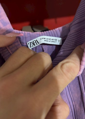 Batik Desenli Zara Marka  Spor Şort Tulum - Görsel 4