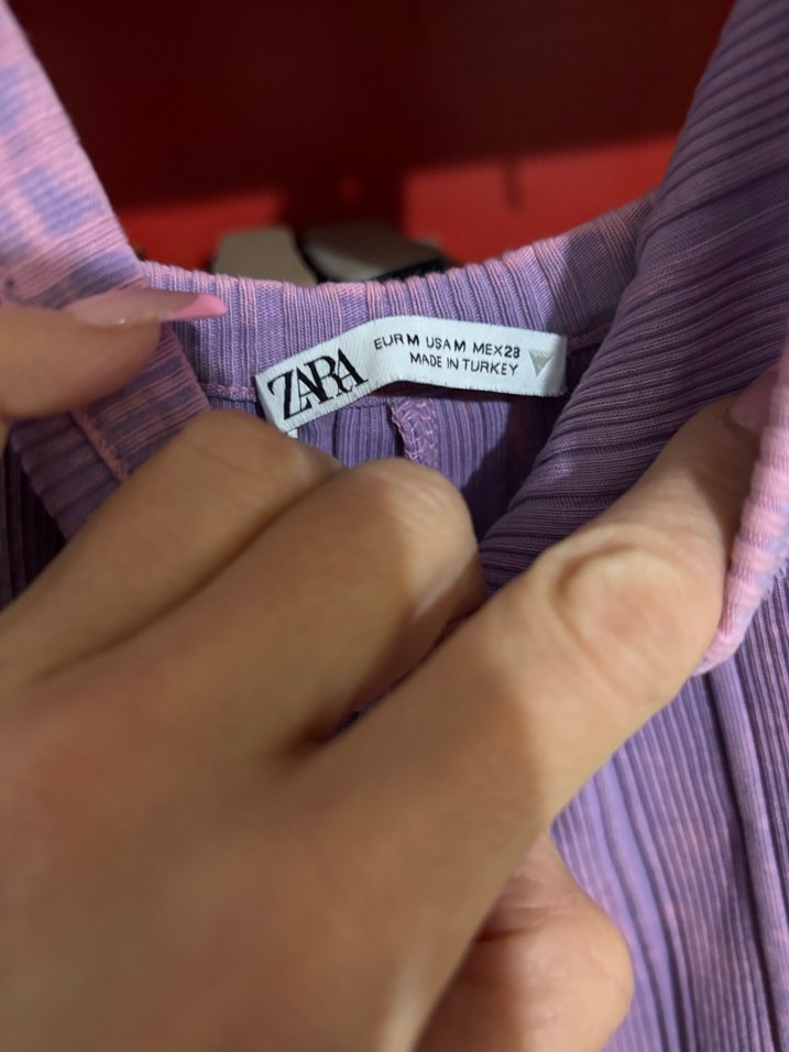 Batik Desenli Zara Marka  Spor Şort Tulum - Görsel 4