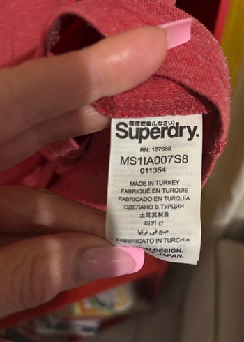 Vintage SuperDry Baskılı  Erkek Tişört - Görsel 5
