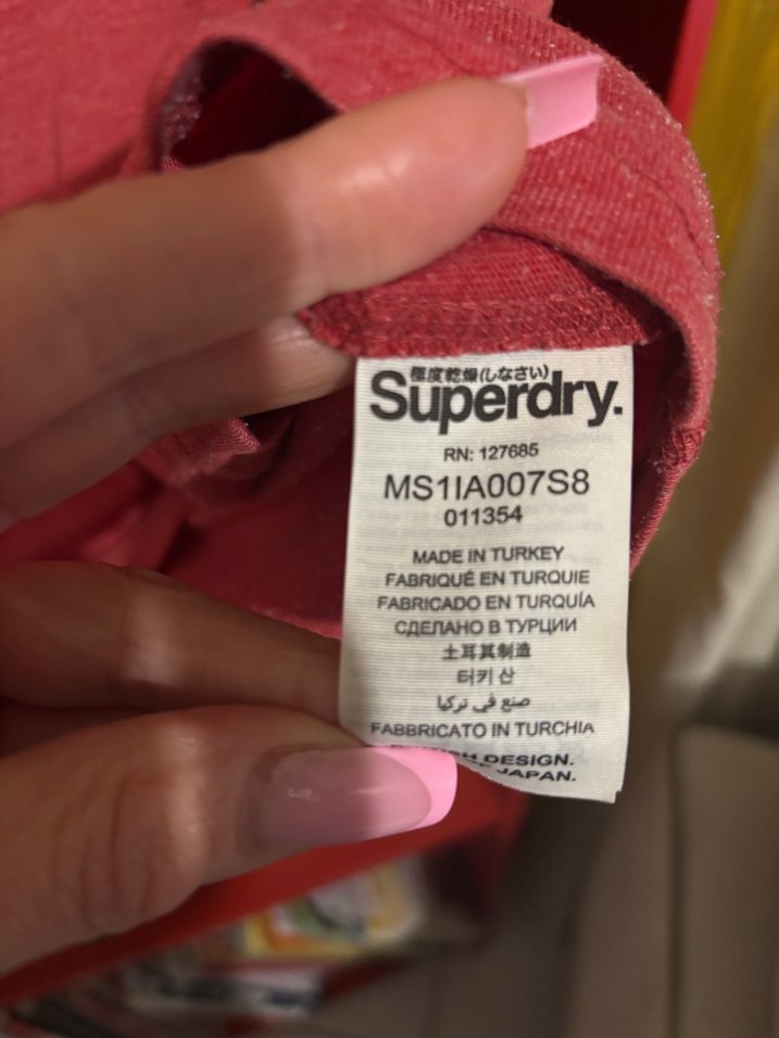 Vintage SuperDry Baskılı  Erkek Tişört - Görsel 5