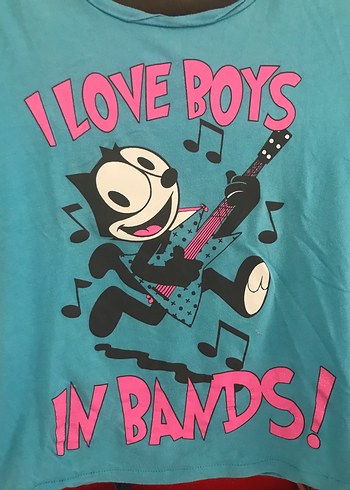 s Beden Y2k Vintage Felix The Cat T-Shirt
