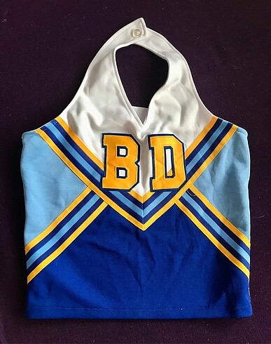 VİNTAGE 80LER CHEERLEADERS HALTER TOP