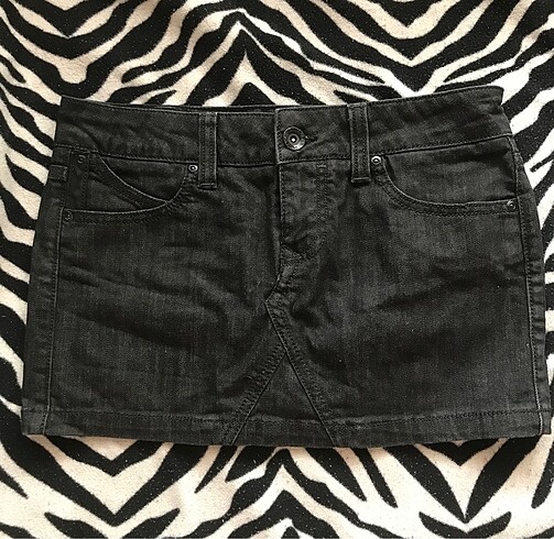 Y2k Vintage jean Mini Etek